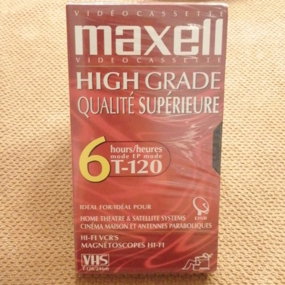 🎬⭐Maxwell Video Cassette 📹VHS